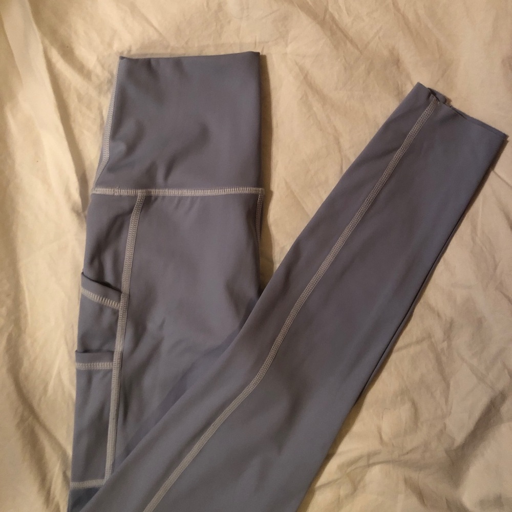 Aerie High Waisted 7/8 Light Blue Leggings